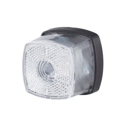 Lumină de poziție față cu catadioptru HELLA 2PG 357 012-021, 62 x 62 mm, bec C5W, 0.5 W, 12 V, transparent